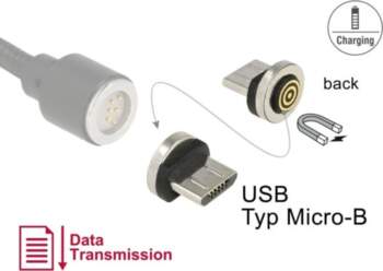 Delock Magnetic Adapter USB Type Micro-B