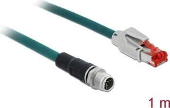 Delock Network cable M12 8 pin