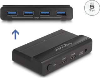 Delock USB 5 Gbps Switch 4