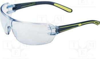 DELTA PLUS Safety spectacles; Lens: blue