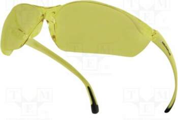 DELTA PLUS Safety spectacles; Lens: yellow
