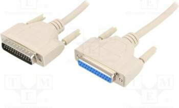 DIGITUS Cable; D-Sub 25pin socket,D-Sub