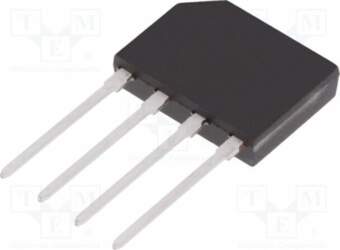 DIODES INCORPORATED Bridge rectifier: single-phase; Urmax: