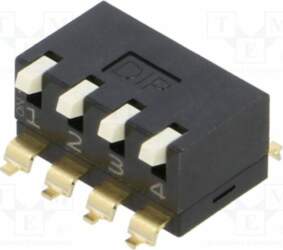 DIPTRONICS Switch: DIP-SWITCH; Poles number: 4