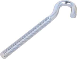 DROMET Hook; M12; angular; steel; zinc