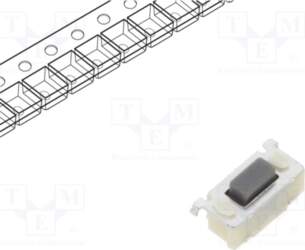 E-SWITCH Microswitch TACT; SPST-NO; Pos: 2