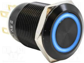 E-SWITCH Switch: vandal resistant; Pos: 2