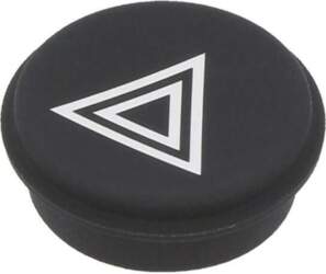 EAO Button; round; Ø21mm; black; 09