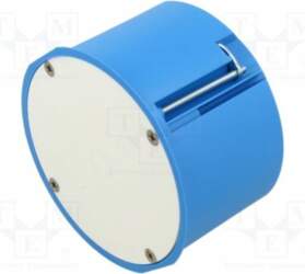 Enclosure: junction box; Ø: 83mm; plaster