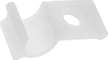 ESSENTRA Screw mounted clamp; polyamide; natural
