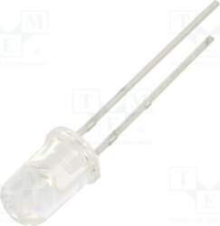 EVERLIGHT LED; red; 5mm; 1600mcd; 20°