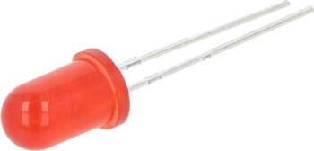 EVERLIGHT LED; red; 5mm; 400mcd; 30°