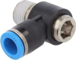 FESTO Push-in fitting; threaded,angled 90°