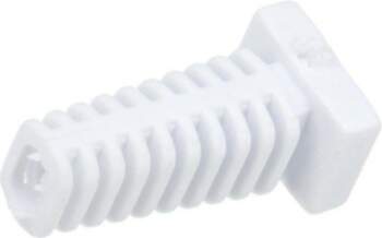 FIX&FASTEN Strain relief; elastomer; white; Panel