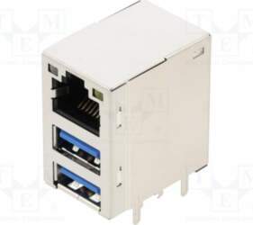 GCT Connector: RJ45; socket | MGB0A1-1CDDB005H