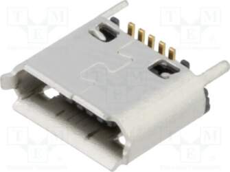 GCT Connector: USB B micro; socket