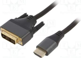 GEMBIRD Cable; DVI-D (18+1) plug,HDMI