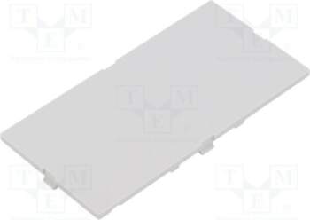 HAMMOND Front panel; 1597; light grey