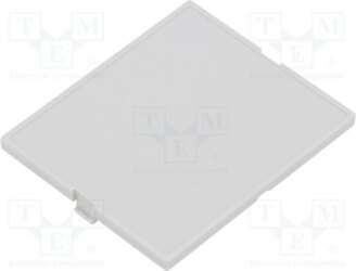 HAMMOND Front panel; 1597; light grey
