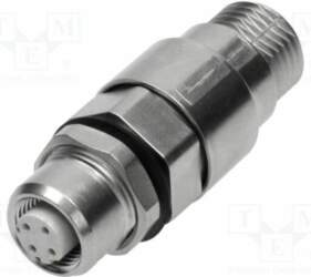 HARTING Adapter; M12 female D coded