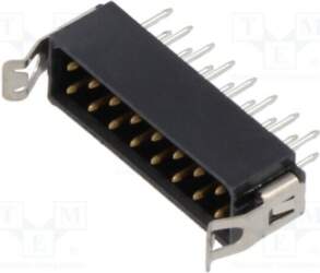 HARWIN Connector: wire-wire/PCB; socket; male; PIN: