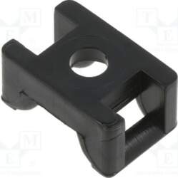 HELLERMANNTYTON Holder; screw; UL94V-2; black; Tie