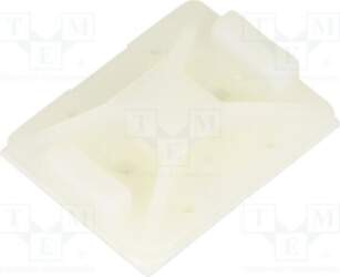 HELLERMANNTYTON Holder; self-adhesive; polyamide; UL94V-2; natural