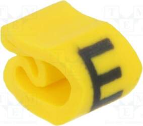 HELLERMANNTYTON Markers; Marking: E; 2÷5mm; PVC