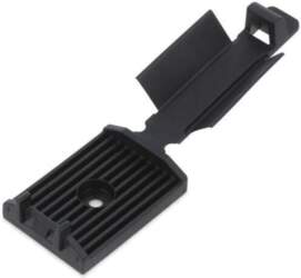 HELLERMANNTYTON Self-adhesive cable holder; polyamide; black