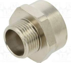 HELLERMANNTYTON Thread adapter; PG21; M20; brass
