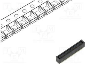 HIROSE Connector: PCB to PCB; socket