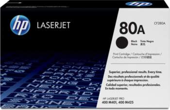 HP 80A       Black     LaserJet    Tonerpatrone |
