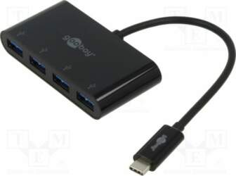 Hub USB; USB A socket x4