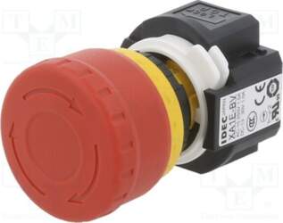 IDEC Switch: emergency stop; 16mm; Stabl