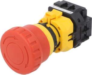 IDEC Switch: emergency stop; 22mm; NC