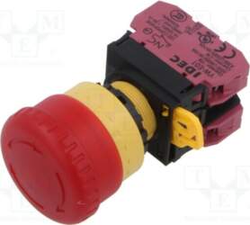 IDEC Switch: emergency stop; 22mm; Stabl