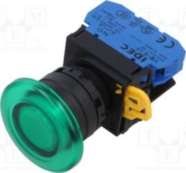 IDEC Switch: push-button; 22mm; Stabl.pos: