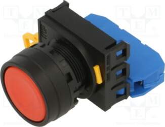 IDEC Switch: push-button; 22mm; Stabl.pos: