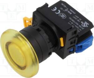 IDEC Switch: push-button; 22mm; Stabl.pos: