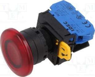 IDEC Switch: push-button; 22mm; Stabl.pos: