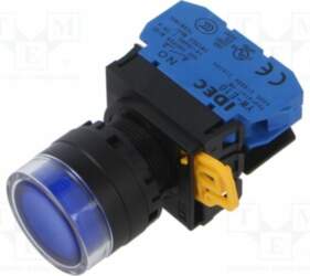 IDEC Switch: push-button; 22mm; Stabl.pos: