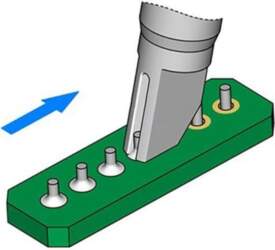 JBC TOOLS Tip; special; 0.75x3mm