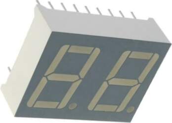 KINGBRIGHT ELECTRONIC Display: LED; 7-segment; 14mm