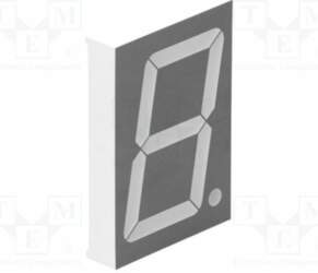 KINGBRIGHT ELECTRONIC Display: LED; 7-segment; 56
