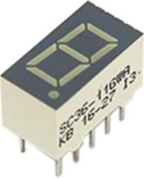 KINGBRIGHT ELECTRONIC Display: LED; 7-segment; 9