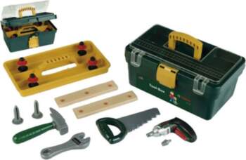 Klein Tool box and Bosch screwdriver