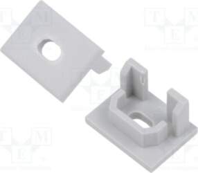 KLUŚ Cap for LED profiles; grey