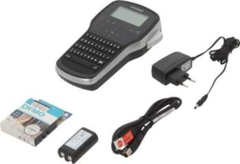 Label printer; Keypad: QWERTY; LabelManager; Display: