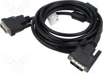 LANBERG Cable; DVI-D (18+1) plug,both