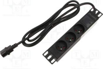 LANBERG Plug socket strip: protective; Sockets: